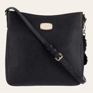 MICHAEL KORS Black Canvas Crossbody Bag